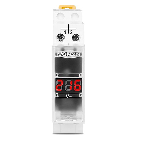 O ChatGPT disse: Voltímetro Digital TOMZN 40–500V AC Monofásico para Trilho DIN com Display LED 110V/230V