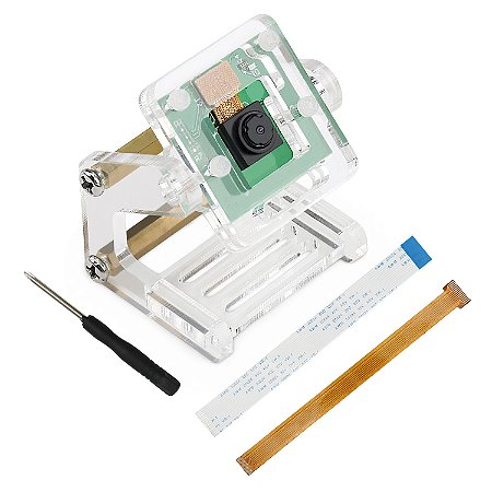 Câmera Freenove 5MP/8MP com Suporte Ajustável para Raspberry Pi e Jetson Nano + Cabo Flat