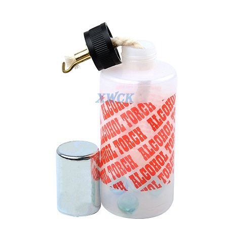 Garrafa Plástica para Álcool Tipo Tocha com Tampa CLCool, Ideal para Laboratório e Odontologia
