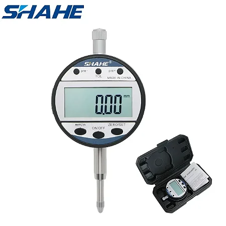 Indicador Digital Eletrônico Shahe 0-12,7mm com Precisão de 0,01mm para Medição de Alta Exatidão