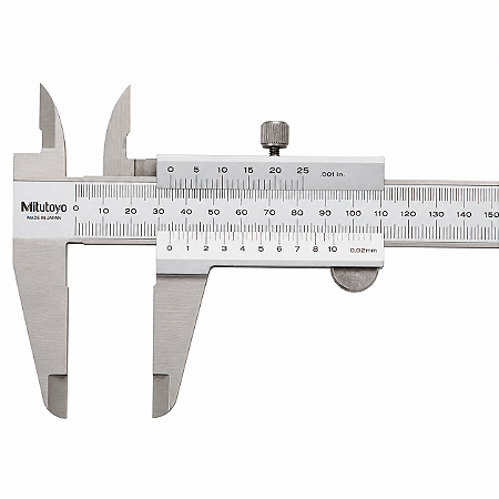 Paquímetro Vernier Mitutoyo 150mm / 200mm / 300mm – Precisão 0,02mm (Série 530)