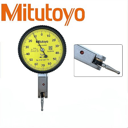 Mitutoyo Indicador de Alavanca TI-111EX 0,14mm/0,001mm Fabricado no Japão 513-401-10E