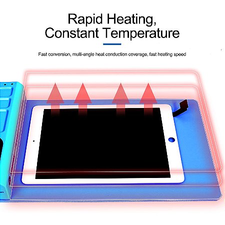 Almofada de Aquecimento SUNSHINE S-918E para Separação de Tela LCD – Ferramenta de Reparo para iPhone e iPad