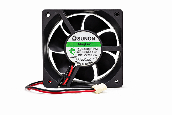 Cooler 60x60x25mm 12V 0.7W 2 Pinos – Ventilador MagLev 6025 para Refrigeração Eletrônica