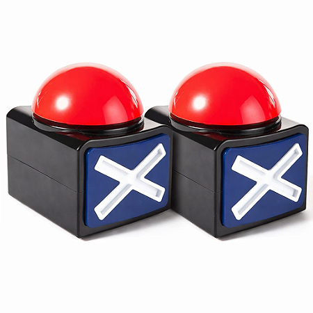 KIT COM 2 BOTÕES DE RESPOSTA RÁPIDA (PAR) – LUZ E SOM