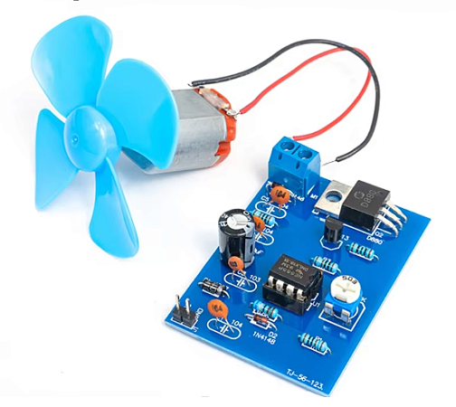 Controlador de Velocidade PWM NE555 para Motor DC Kit de Solda Eletrônica