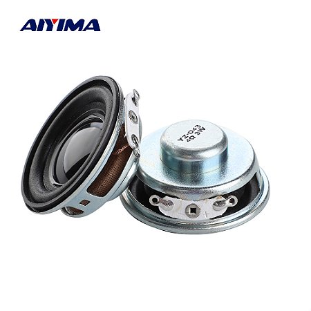 Aiyima Kit 2 Alto-Falantes Portáteis 40mm 4? 3W HiFi Som Estéreo de Frequência Completa
