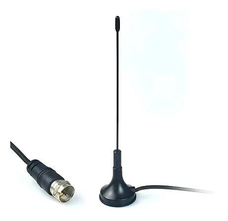 Antena Interna Mini Base Imã Cabo De 1.5m
