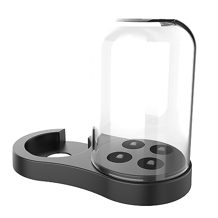 Suporte para Escova Oral-B iO 3/4/5/6 – Rack com Armazenamento de Cabeças e Tampa Protetora