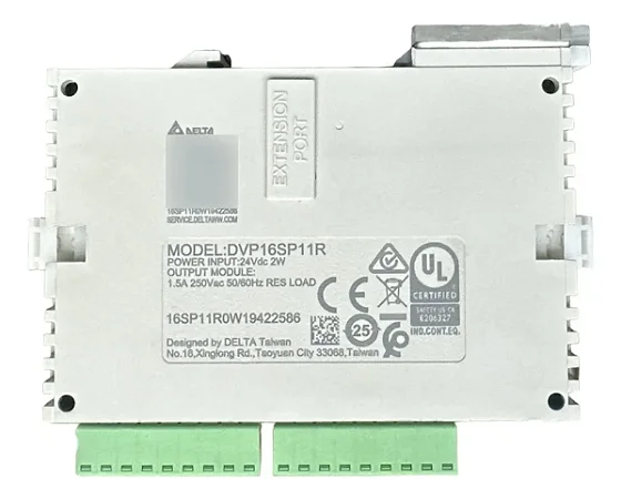 Dvp16sp11r Módulo Expansão Delta 8 Entradas E 8 Saídas Relé 24v