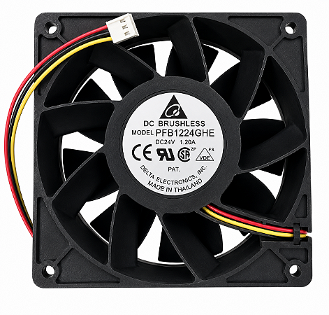Cooler Delta PFB1224GHE 120x120x38mm 24V 1.20A 3FIOS C NF