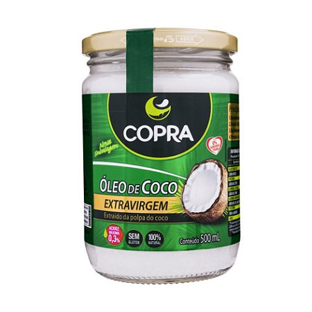 Copra Óleo De Côco Extra Virgem 500 Ml