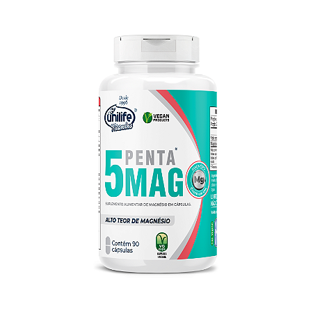Penta 5 Mag Magnésio Unilife 90 cápsulas