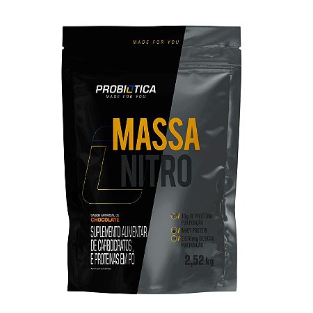 Massa Nitro Refil 2,52Kg  Chocolate - Probiótica