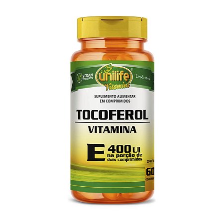 UNILIFE VITAMINA E TOCOFEROL 60 CAPS