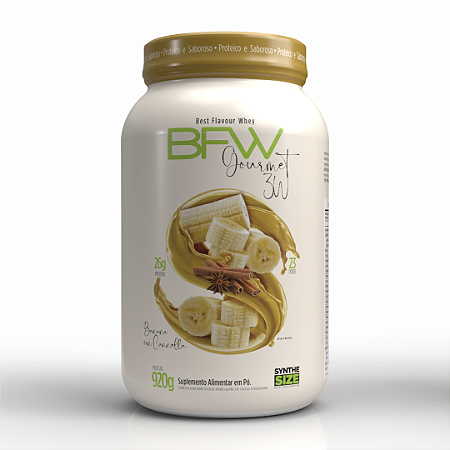 WHEY BFW GOURMET 3W 920g BANANA C CANELA - SYNTHESIZE