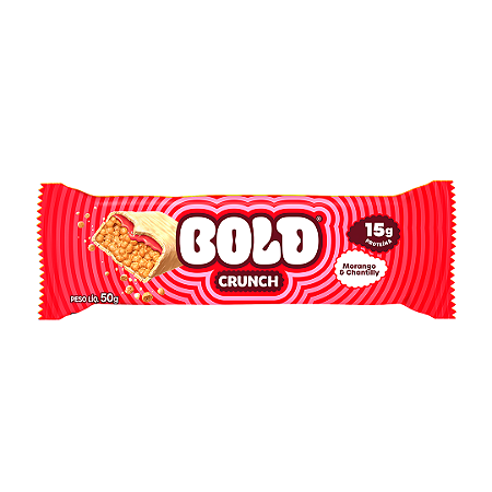 BOLD CRUNCH MORANGO E CHANTILLY 50G