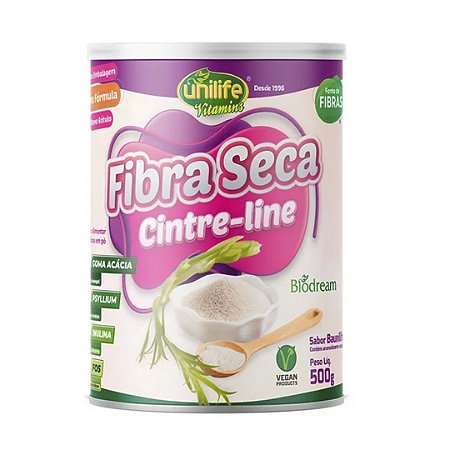 UNILIFE FIBRA SECA - SABOR BAUNILHA - 500GR