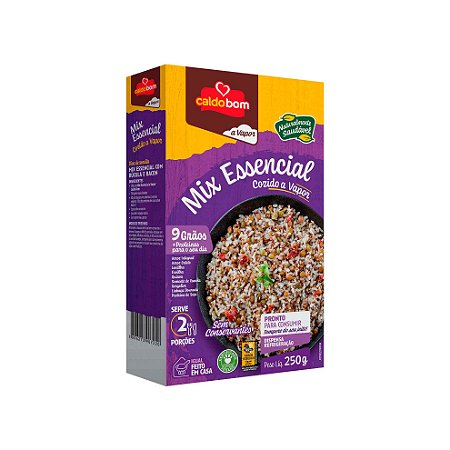 CALDO BOM MIX ESSENCIAL 09 GRAOS A VAPOR 250G