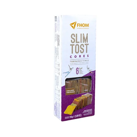 FHOM TORRADA SLIM TOST CORES VEG 110G