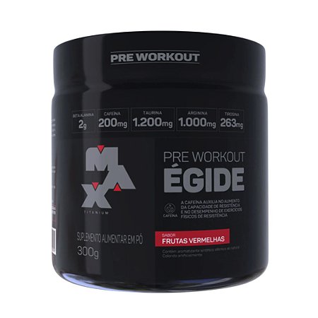 Max Titanium Egide Pre-Treino 300g (Frutas Vermelhas)