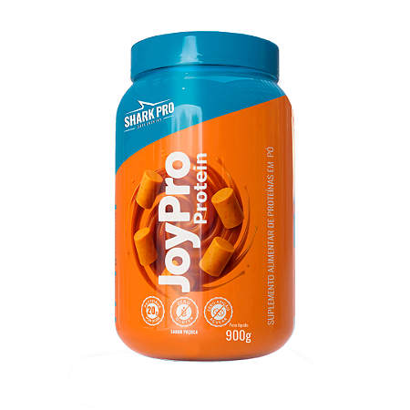 Whey Protein Joypro Pote 900g Sabor Paçoca Shark Pro