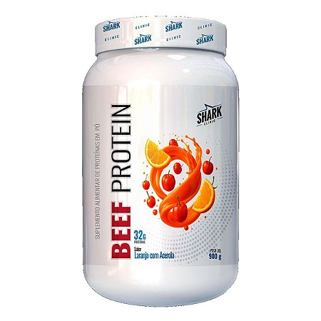 Beef Protein Shark Pro 900g - Laranja com Acerola