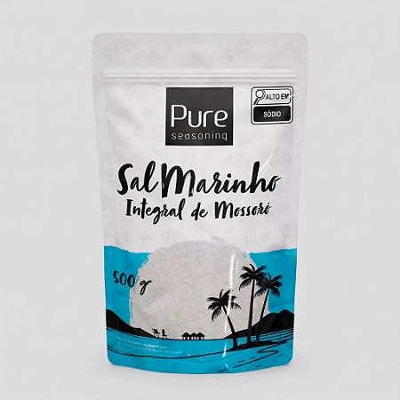 Sal Marinho Pure Integral De Mossoró 500g