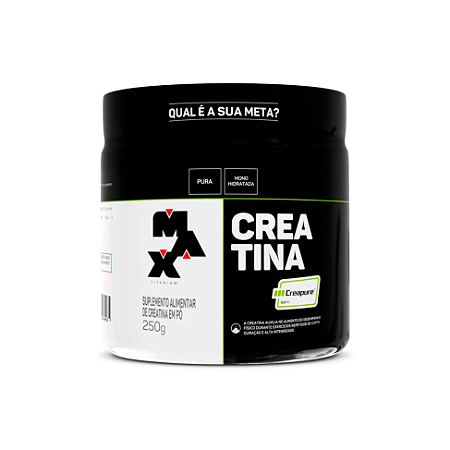 Creatina Creapure Pote 250g - Max Titanium