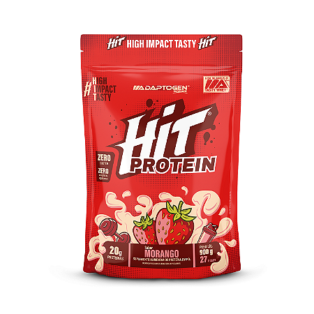 HIT Protein Morango 900g Refil - Adaptogen