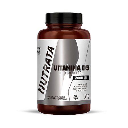 Nutrata Vitamina D3 - 60 cápsulas 34g