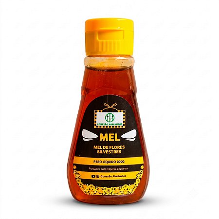 Mel Silvestre 200g Bisnaga - Conexão Abelhudos