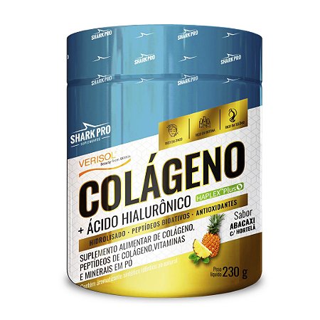 Colágeno Shark Pro 230g - Abacaxi c/ Hortelã