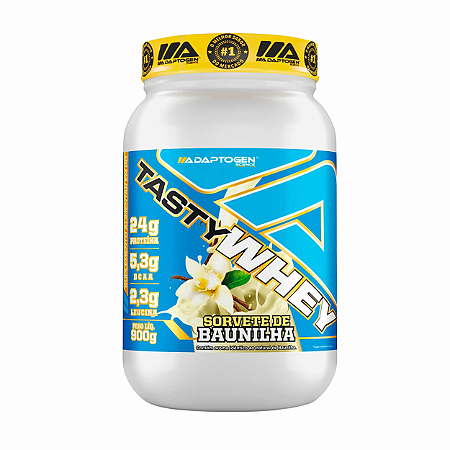 Tasty Whey Adaptogen Sorvete de Baunilha 900g