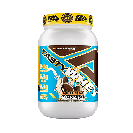 Tasty Whey Cookies and Cream 900g Adaptogen