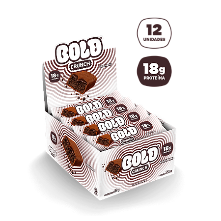 Bold Crunch Brigadeiro 60g Caixa 12 Unidades