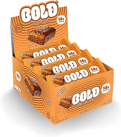 Barra De Proteína Bold Doce De Leite 40g Caixa 12Uni.