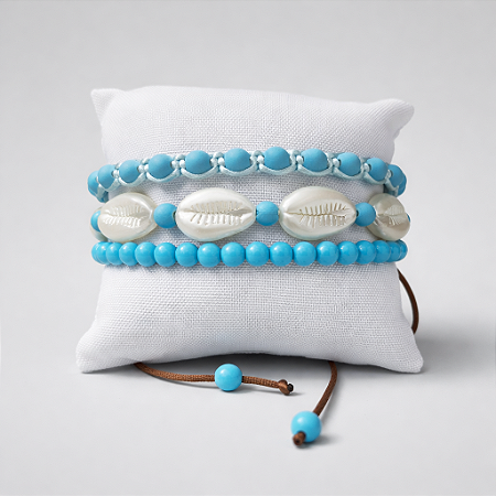 Kit de pulseiras de praia