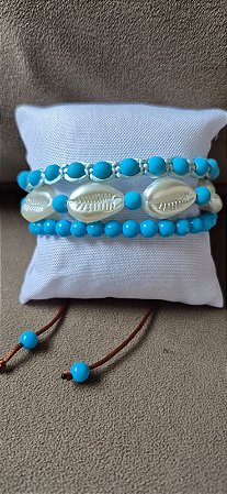 Kit de pulseiras de praia