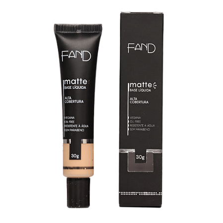 Base Líquida Matte 30g, Fand - Bella Clau