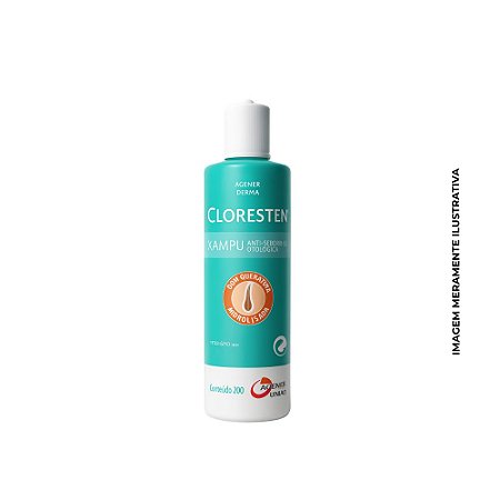 Cloresten Shampoo Antifúngico e Bacteriano 200 ml