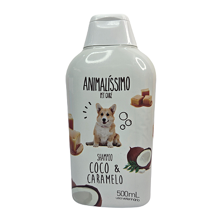 Shampoo Coco e Caramelo para Cães