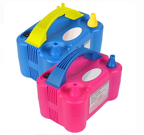 Inflador Elétrico Balão Bexiga Bomba 2 Bicos Festa