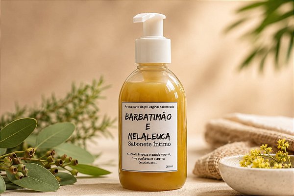 Barbatimão e Melaleuca - Sabonete Íntimo