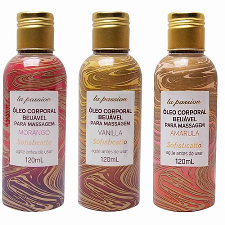Óleo Beijável Massagem Sofisticatto 120ml - Amarula –  La Passion