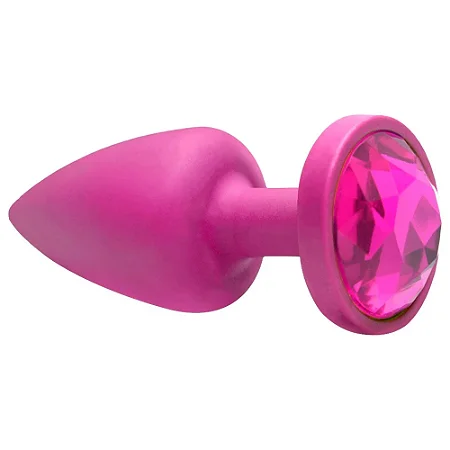 Plug Rosa com Pedra – Sensual Love