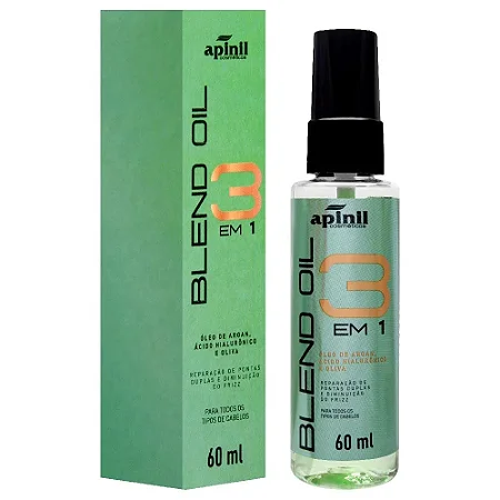 Blend Oil 3 em 1 Reparação Capilar 60ml – Apinil