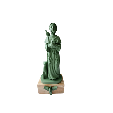 São Francisco de Assis verde