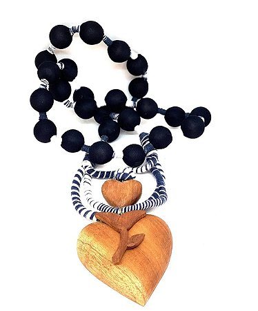 Colar de mesa/parede amor tom preto