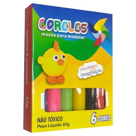 Massinha De Modelar Escolar Infantil